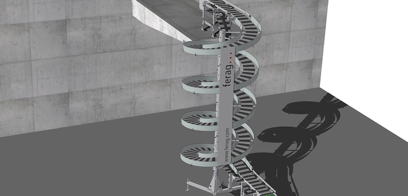 Nominiert als Produkt des Jahres 2025: Ferag: Spiralförderer ferag.spiral Nominiert als Produkt des Jahres 2025: Ferag: Spiralförderer ferag.spiral
