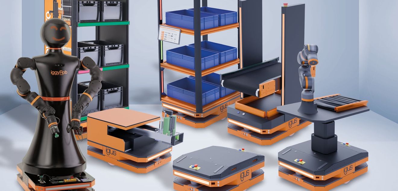 Igus: Modulare Roboterplattform für Logistik, Montage und Handling Igus: Modulare Roboterplattform für Logistik, Montage und Handling