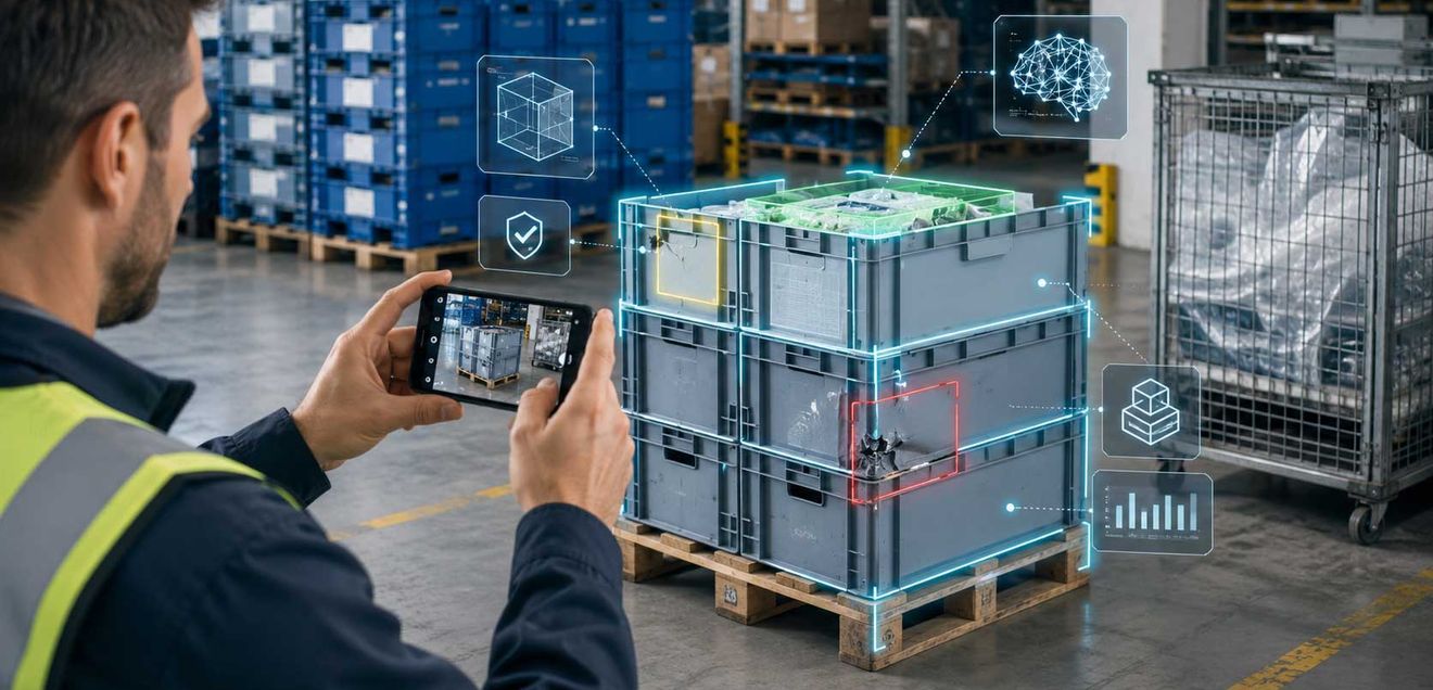 KI erkennt Schäden automatisch: Transparenz im Lademittelmanagement KI erkennt Schäden automatisch: Transparenz im Lademittelmanagement