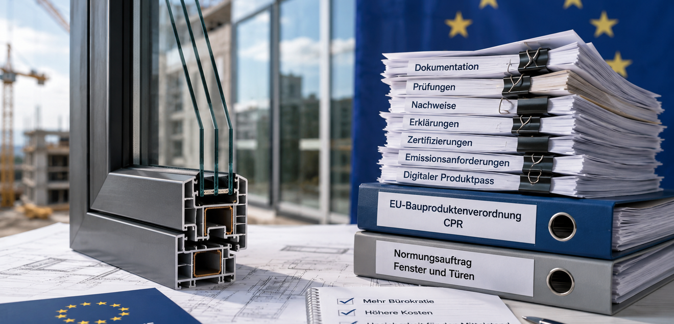 EU-Normungsauftrag für Fenster und Türen: VFF warnt vor Bürokratie- und Kostenschub