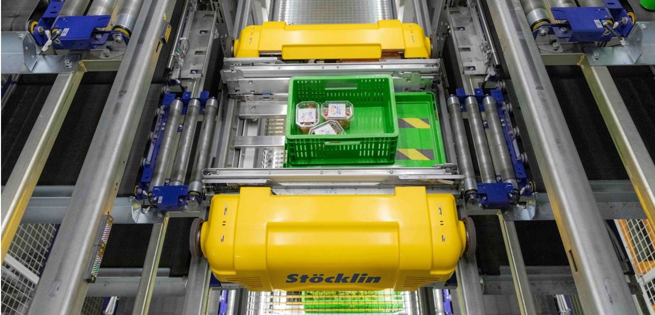 Nominiert als materialfluss Projekt des Jahres 2026: Stöcklin Logistik: Just-in-Time Gourmetlogistik