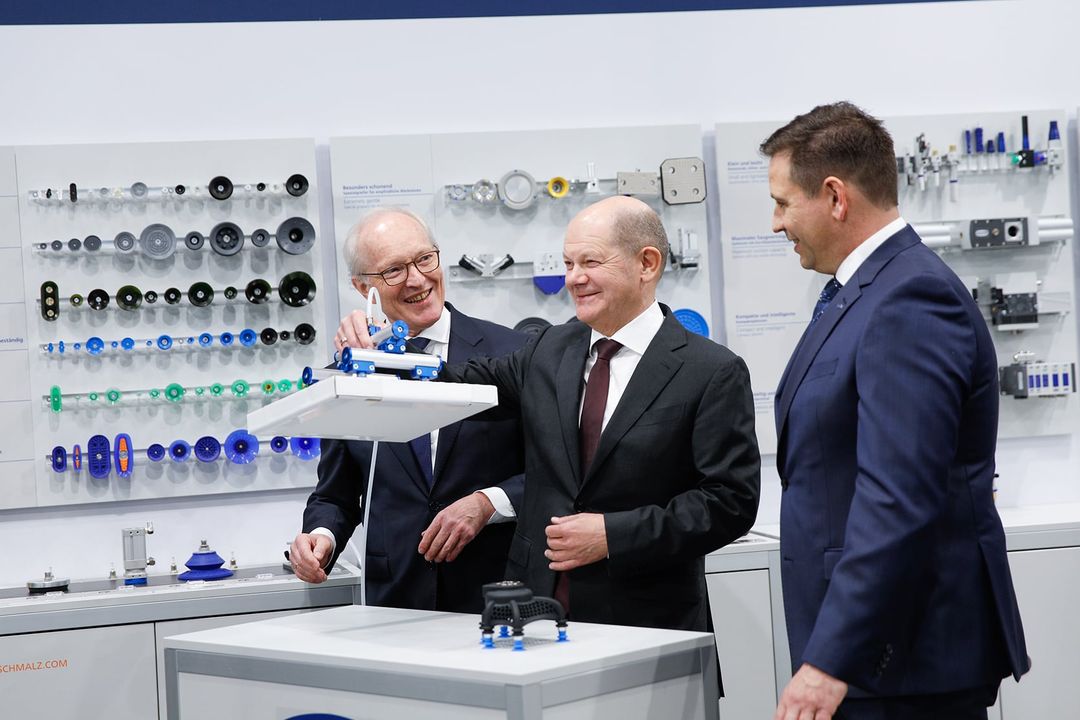 Chancellor visits Schmalz
