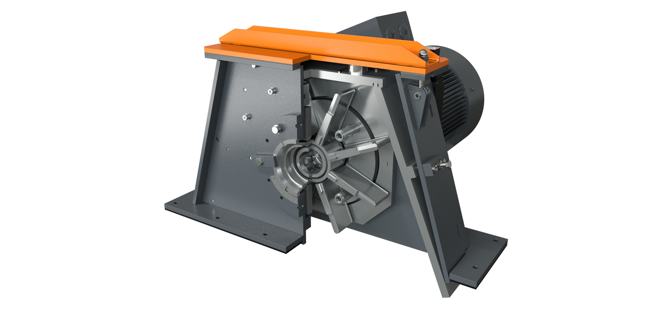 Spanish foundry Funosa modernizes its plant park with a continuous wire belt shot blasting machine from Rösler The high-throughput EVO42 turbine with throwing blades made of hardened tool steel is ideal for the tough conditions in foundry operations.