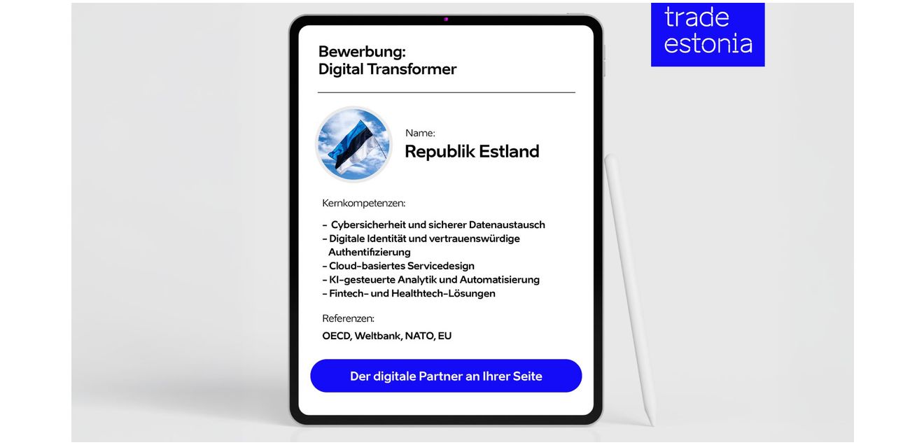 Digital administration: Estonia "applies" to Germany