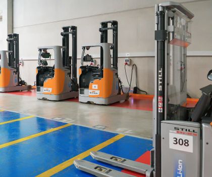 Forklift truck: Mahle relies on lithium-ion technology Forklift truck: Mahle relies on lithium-ion technology