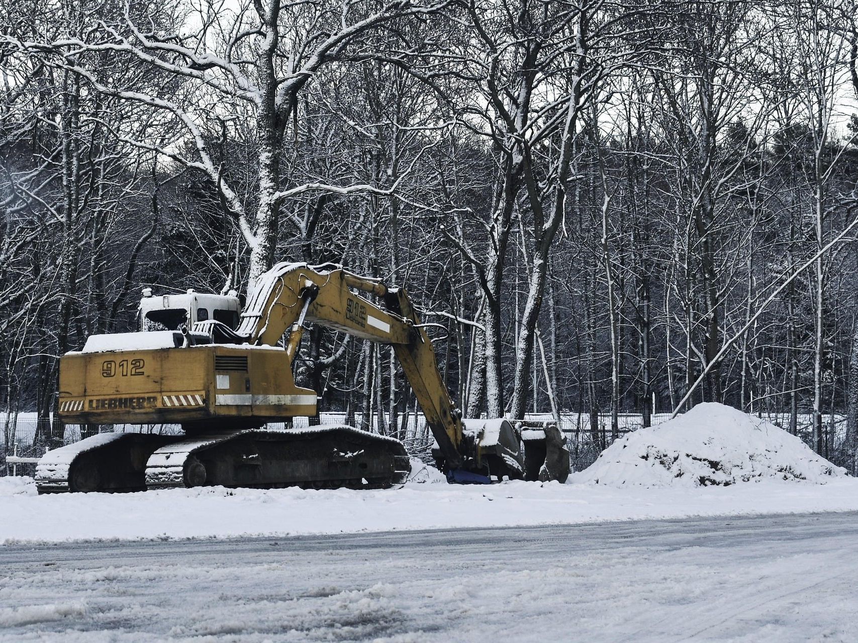 Arbeiten unter null: Baustelle trifft Winter