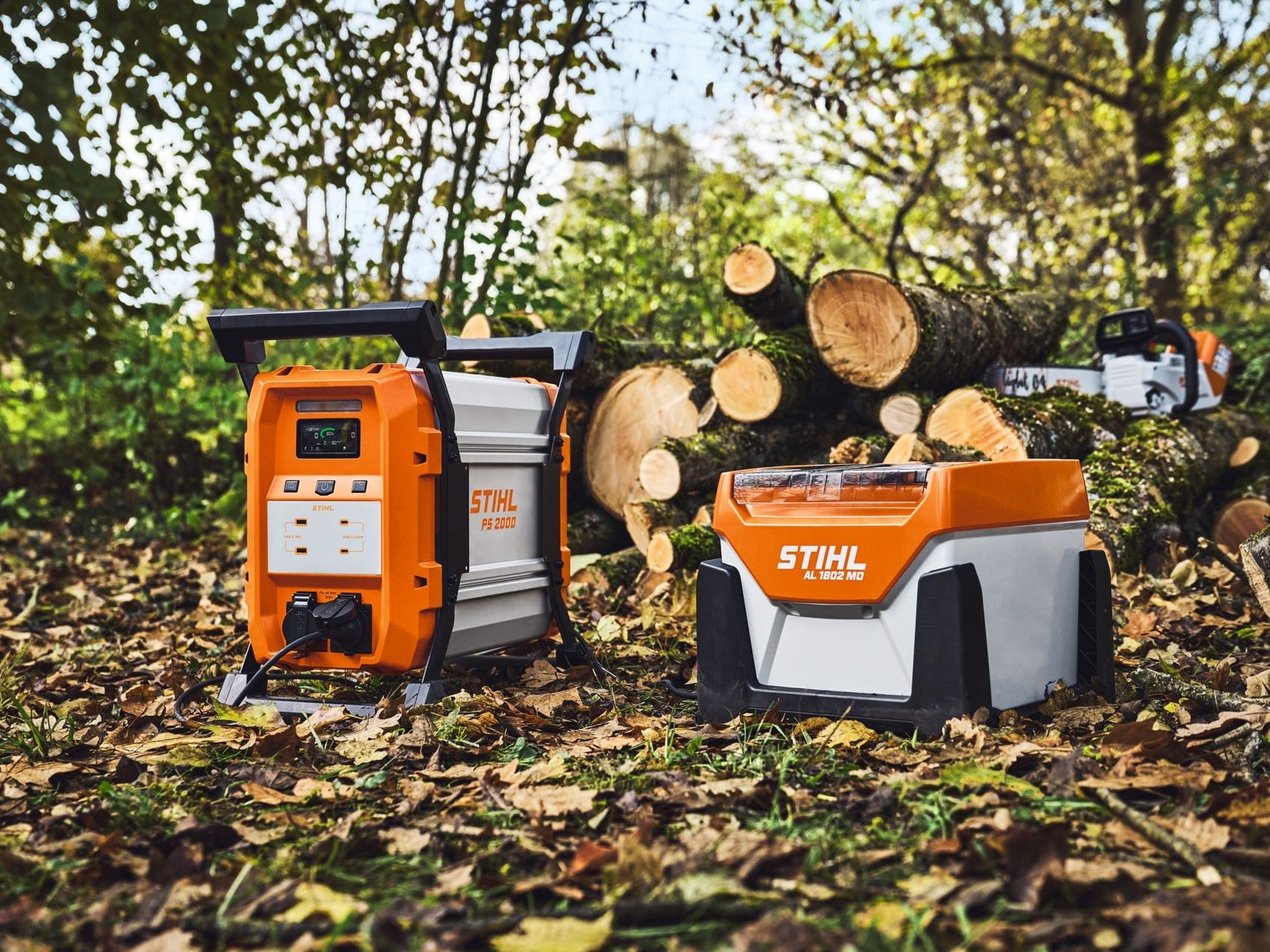 Stihl Powerstation PS 2000 als Akku-Lösung für mobile Energie ohne Steckdose. Stihl Powerstation PS 2000 als Akku-Lösung für mobile Energie ohne Steckdose.