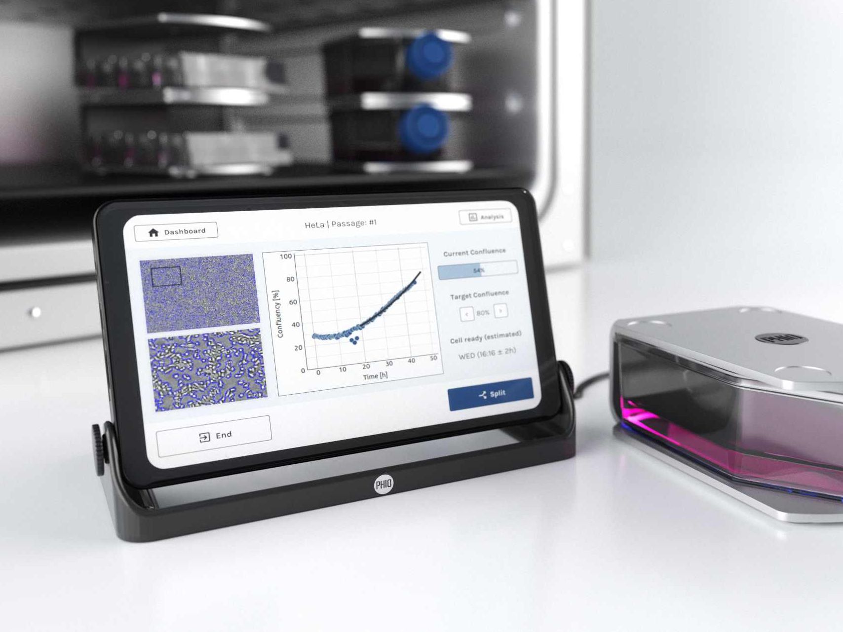 Cellwatcher mit Kontrolldisplay