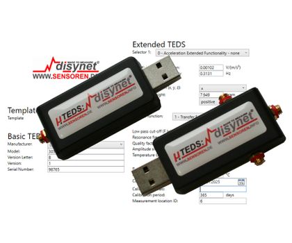 Disynet: TEDS-Lese- und Schreibgerät im USB-Stickformat Disynet: TEDS-Lese- und Schreibgerät im USB-Stickformat