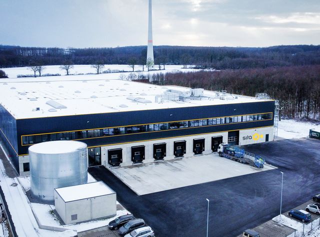 Das neue Sita-Logistikgebäude Das neue Sita-Logistikgebäude