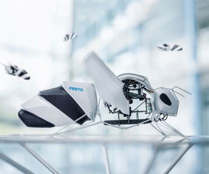 Autonomes Flugobjekt: FDR-Technologie ermöglicht den Rahmen für Festos Bionic Bee Autonomes Flugobjekt: FDR-Technologie ermöglicht den Rahmen für Festos Bionic Bee