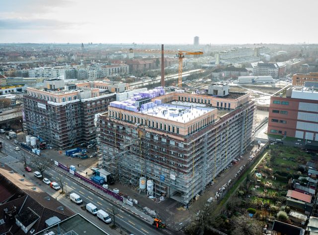 Deutschlands größte Dachgärtnerei entsteht im Gewerbehöfequartier GoWest in Berlin