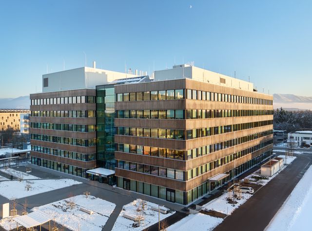 Diagnostik-Innovationszentrum von Roche in Penzberg Außenansicht Diagnostik-Innovationszentrum von Roche in Penzberg