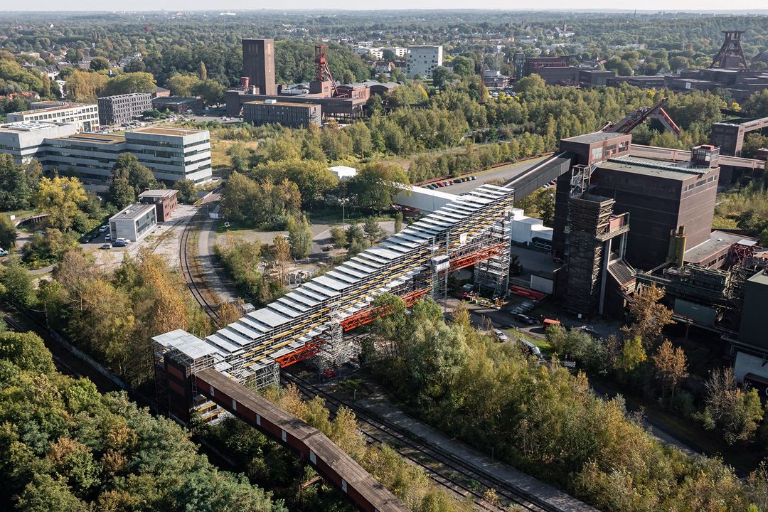 Moderne Gerüstlösung von Peri für Kulturdenkmal