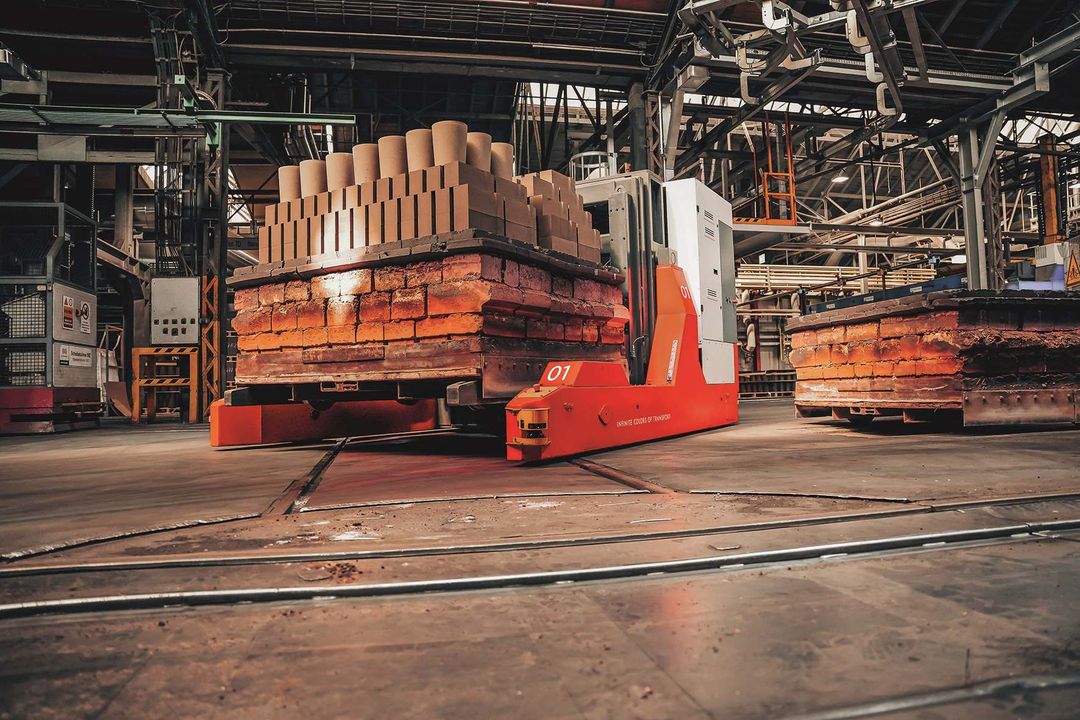 Automated guided vehicles: Efficiency boost for the refractory industry