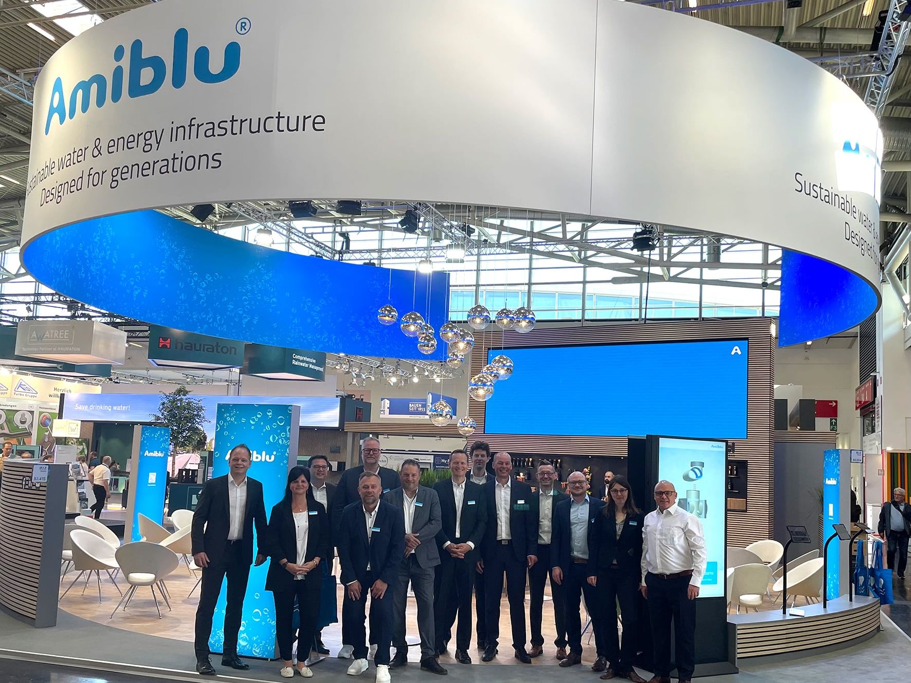 Amiblu auf der IFAT 2026 in München: Nachhaltige GFK-Rohrsysteme
