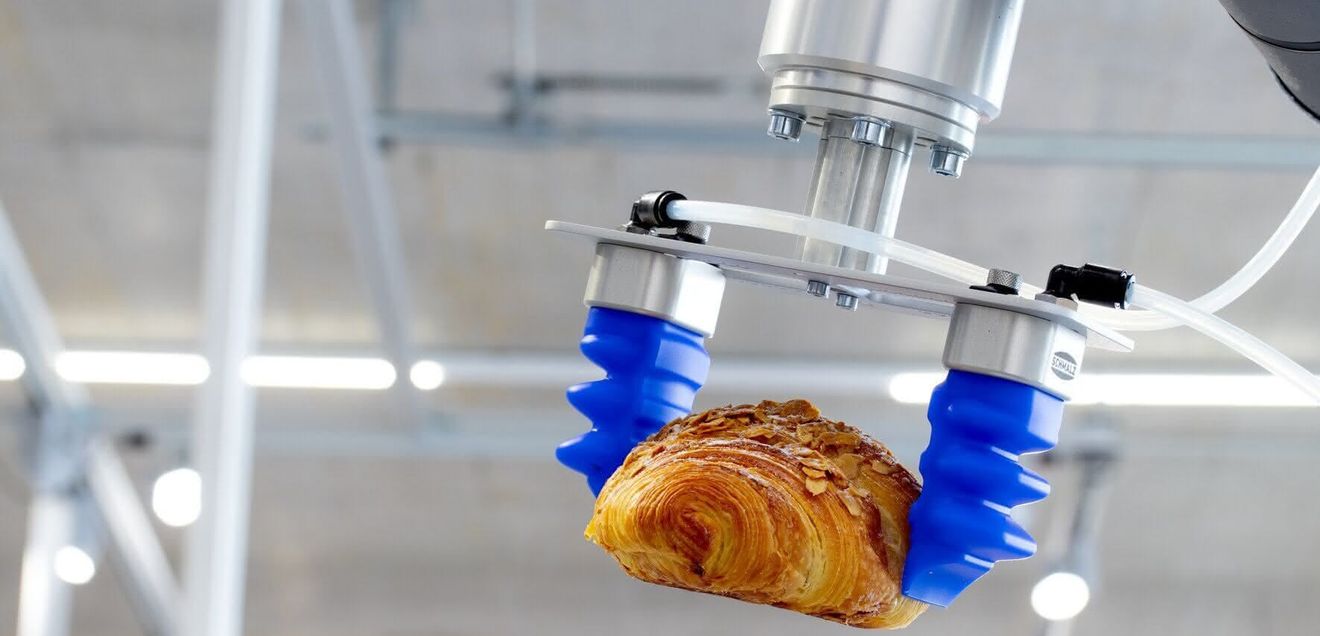 Soft grippers from J. Schmalz for delicate food products Soft grippers from J. Schmalz for delicate food products