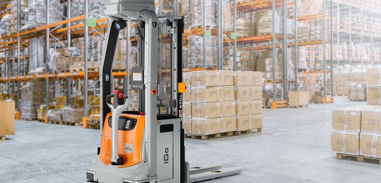 Nominiert als Produkt des Jahres 2025: STILL: Automatisierter Hochhubwagen STILL EXV iGo Nominiert als Produkt des Jahres 2025: STILL: Automatisierter Hochhubwagen STILL EXV iGo