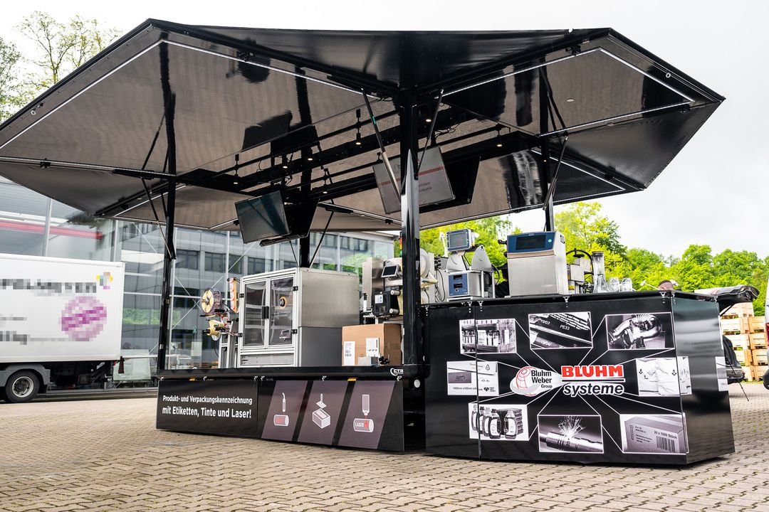 Labeling technology: Roadshow: Bluhm Weber Group at all about automation