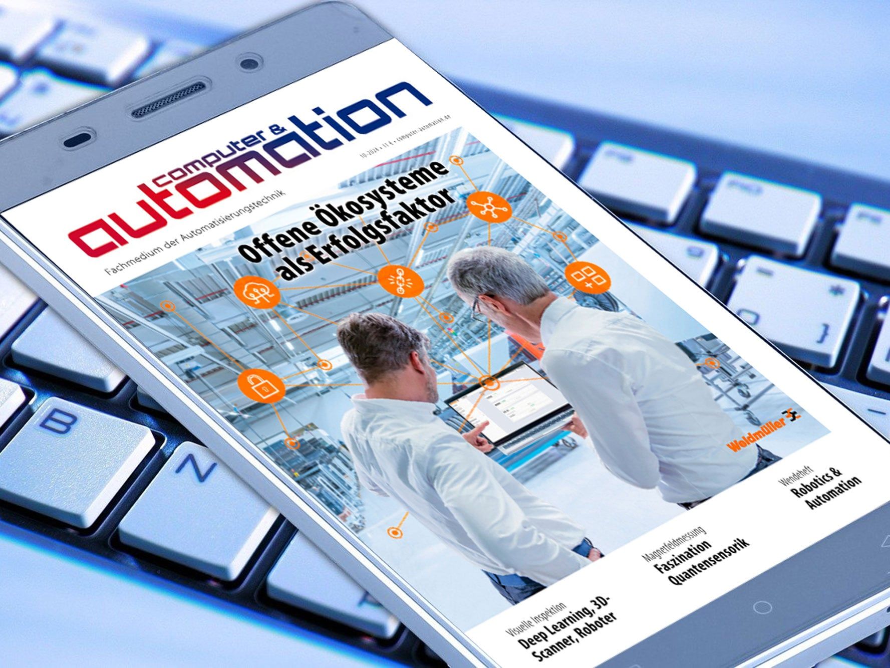 In focus: Machine Vision: The e-paper of issue 10/2024 + Taktgeber 2024