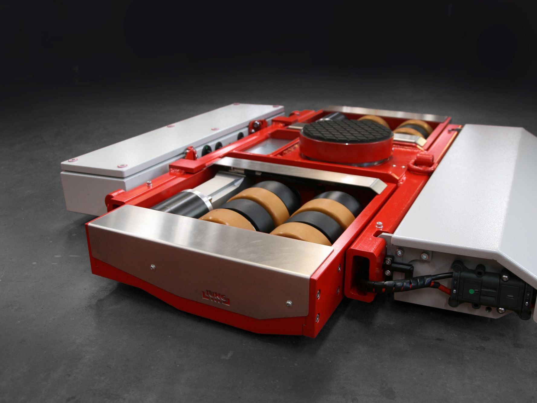 JUNG Hebe- und Transporttechnik auf der EMO 2025: Elektrisch angetriebene Transportfahrwerke im Fokus