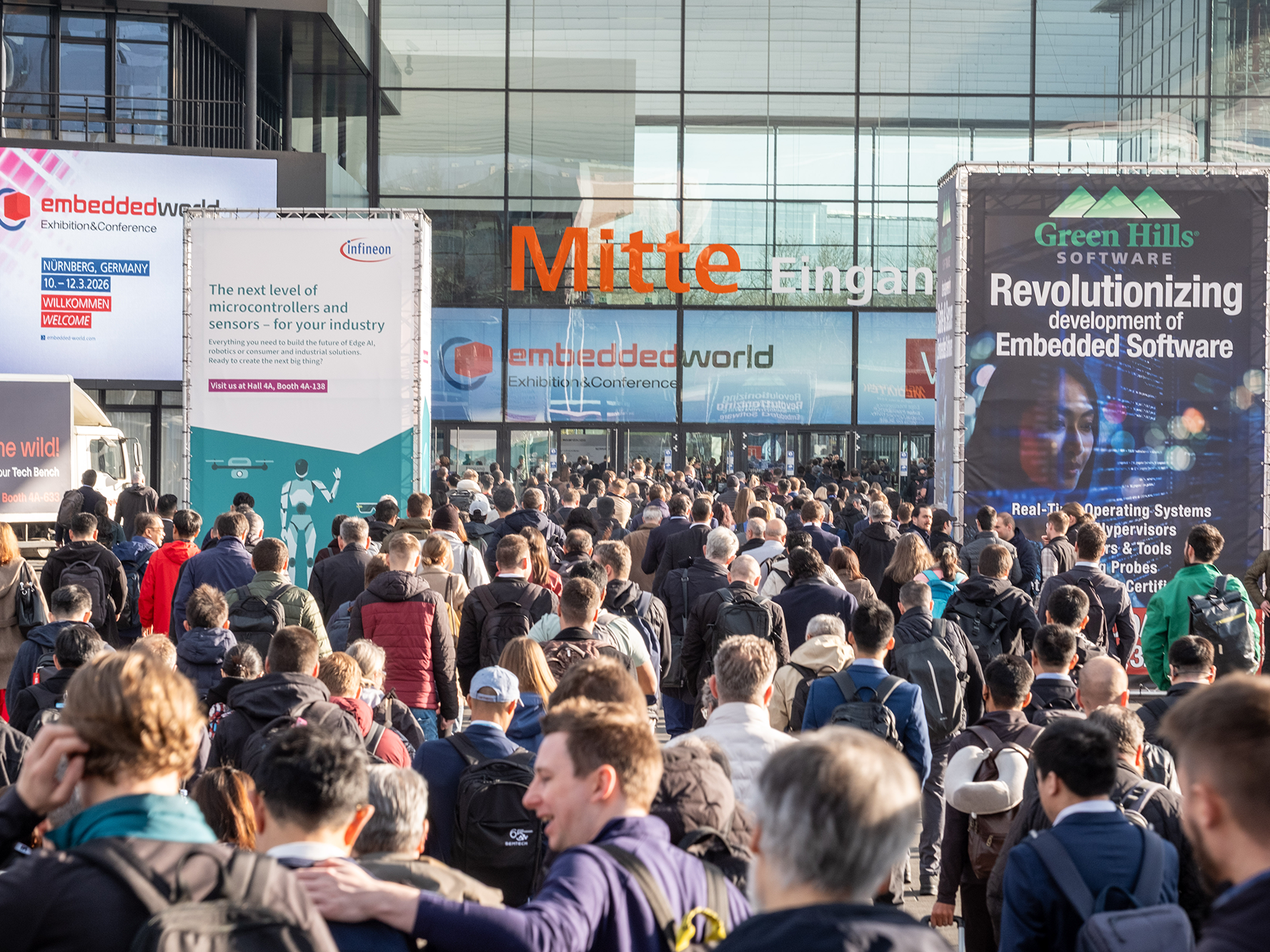 embedded world 2026: 13 % mehr Besucher in Nürnberg