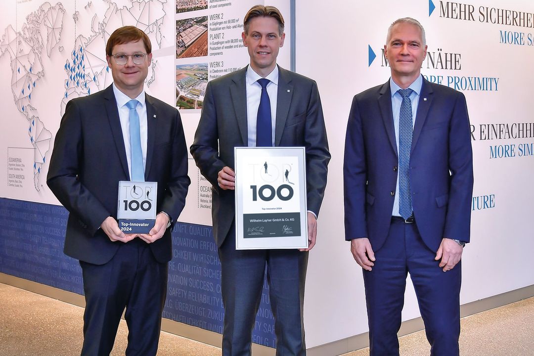 Systemgerüstspezialist Layher als Top-Innovator 2024 ausgezeichnet Systemgerüstspezialist Layher als Top-Innovator 2024 ausgezeichnet