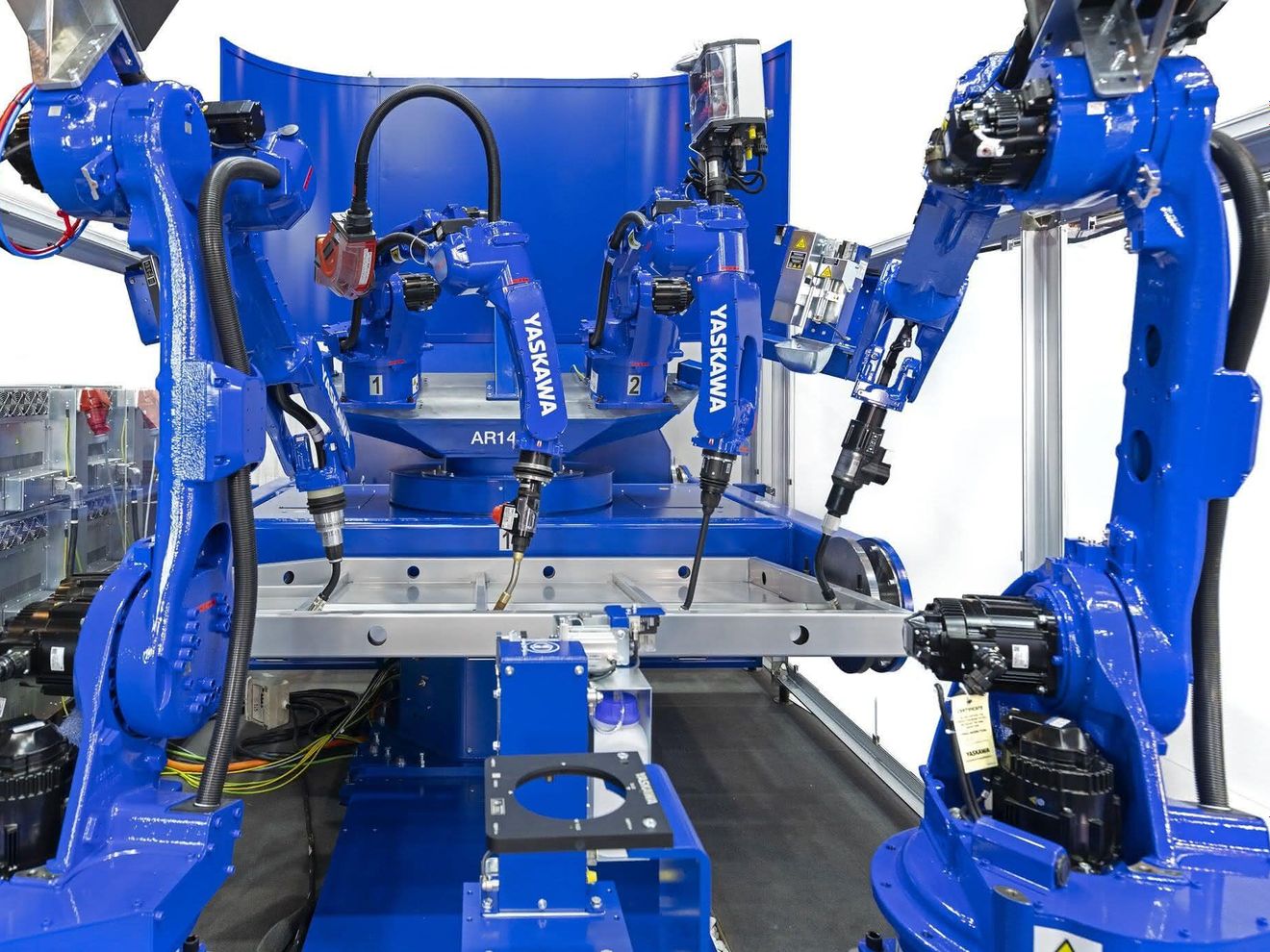 Anniversary with arc welding cell: Robots and turnkey welding systems Anniversary with arc welding cell: Robots and turnkey welding systems