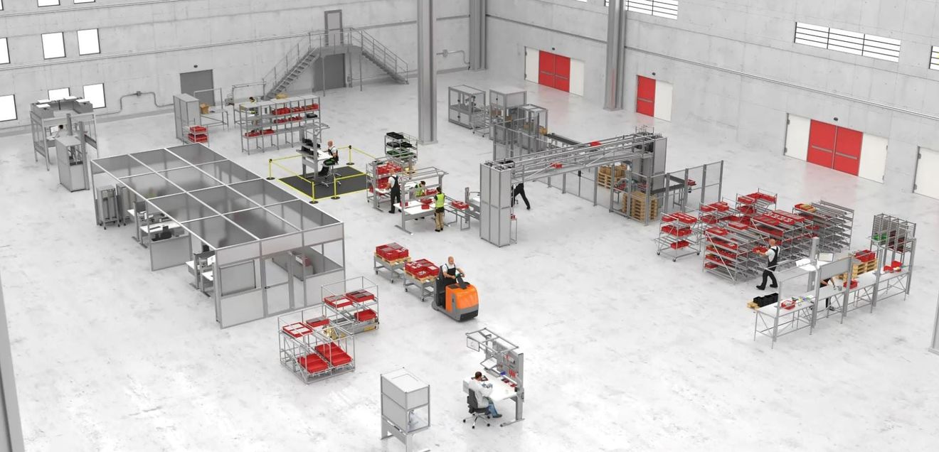 Entering the new world of production: Virtual factory with all product areas Entering the new world of production: Virtual factory with all product areas