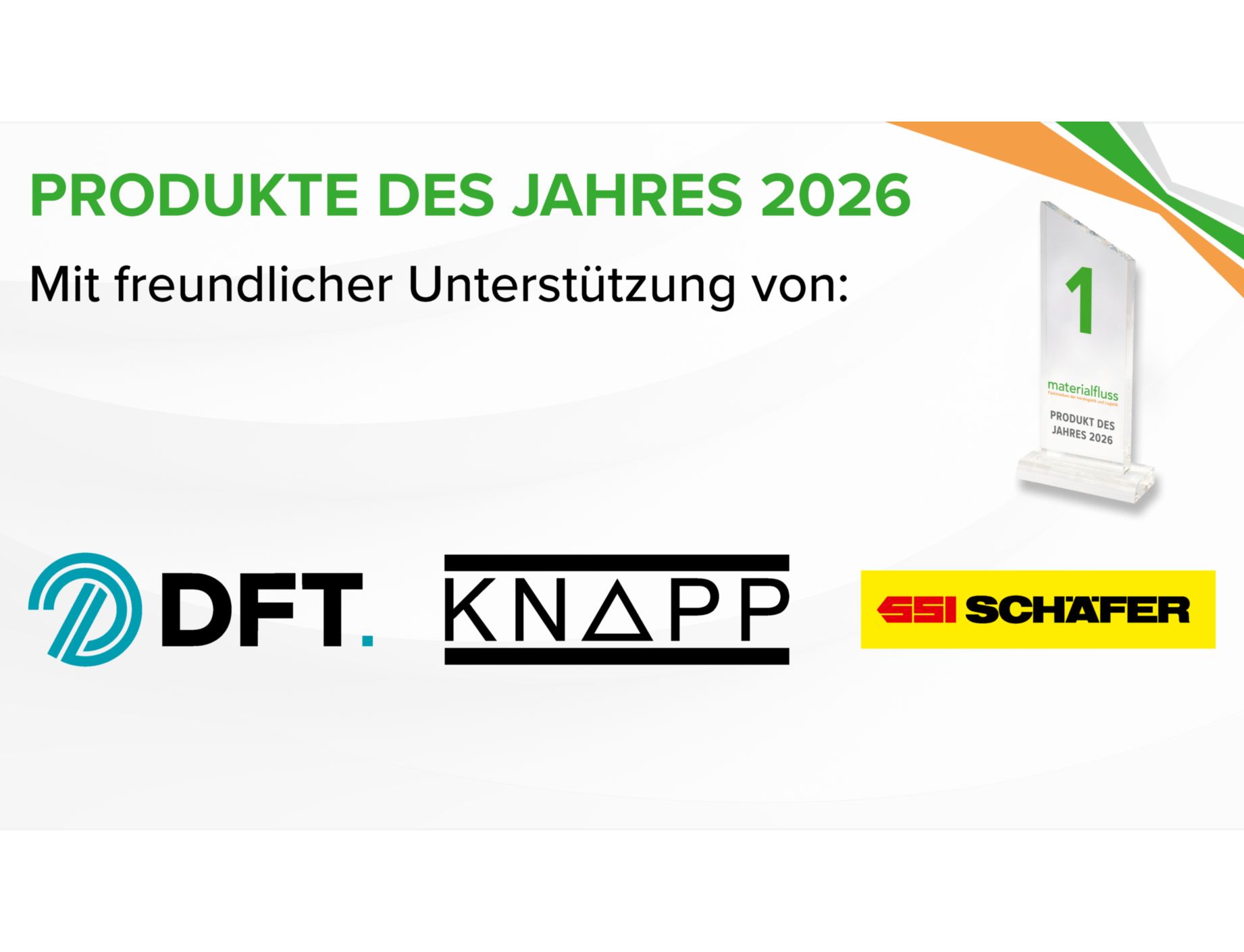 Leser-Award verliehen: materialfluss Produkte des Jahres 2026 – Die Gewinner stehen fest