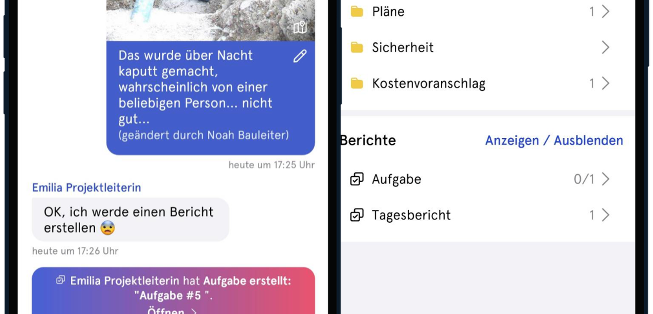 App für direkte Kommunikation App für direkte Kommunikation