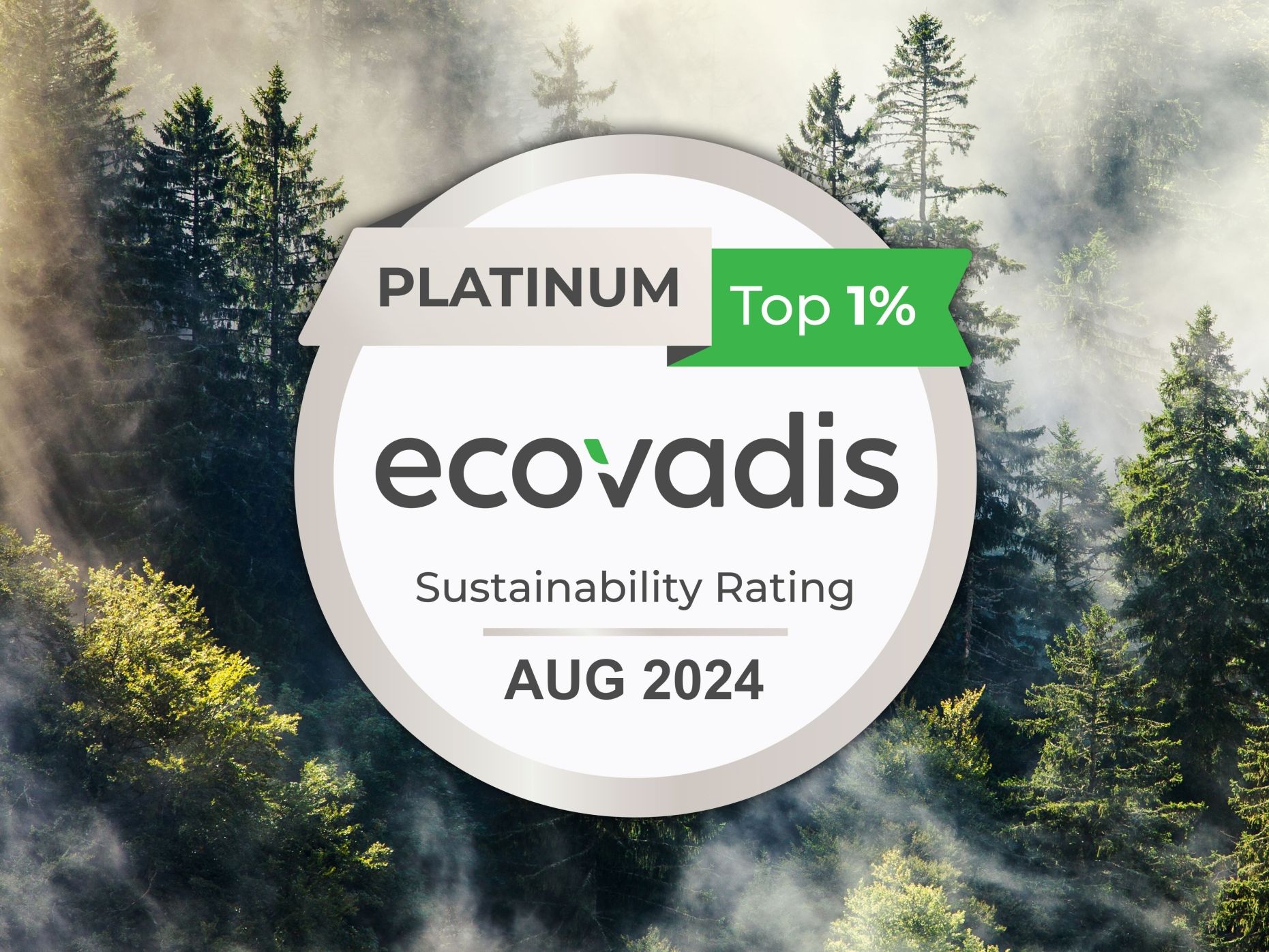 Sick, EcoVadis award Sick: Award for sustainability management