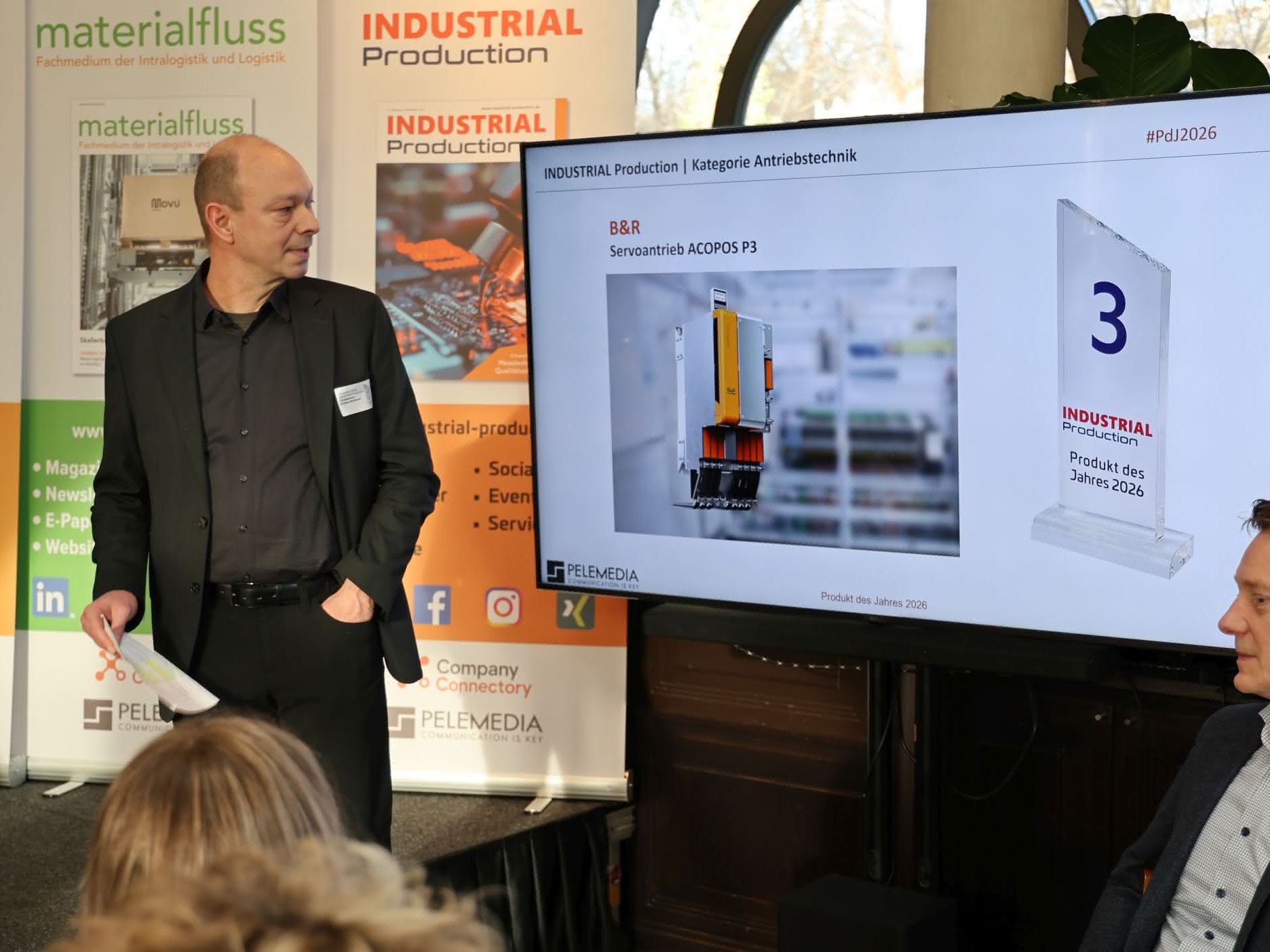 B & R bekommt den 3. Platz in der Kategorie Antriebstechnik.