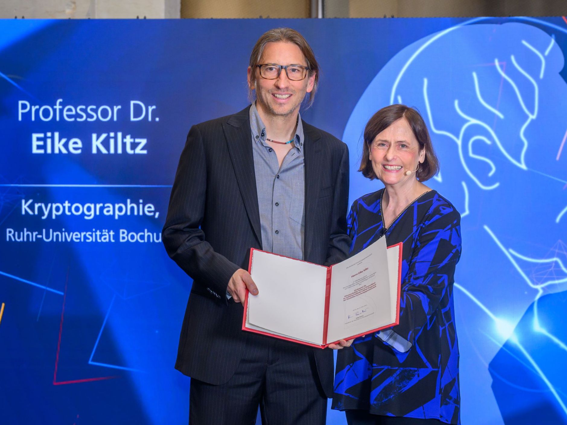 Forschungsförderung im Gottfried Wilhelm Leibniz-Programm: Leibniz-Preise 2024 Preisverleihung an Prof. Dr. Eike Kiltz.