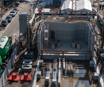 Heidelberg Materials liefert innovativen Baustoff für Europas größtes 3D-gedrucktes Gebäude Heidelberg Materials liefert innovativen Baustoff für Europas größtes 3D-gedrucktes Gebäude
