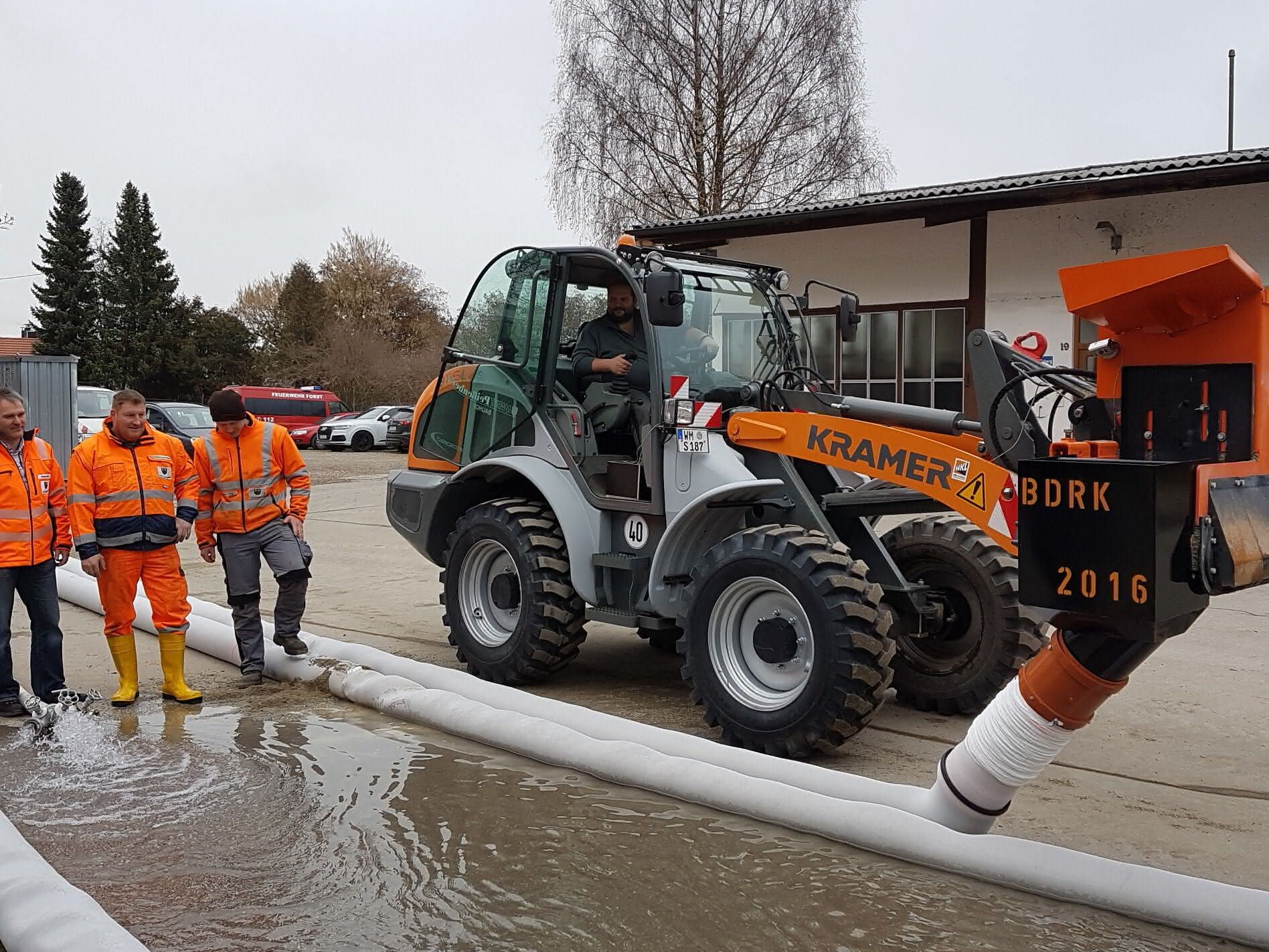 Optimas leistet rasche Hilfe bei Hochwasser