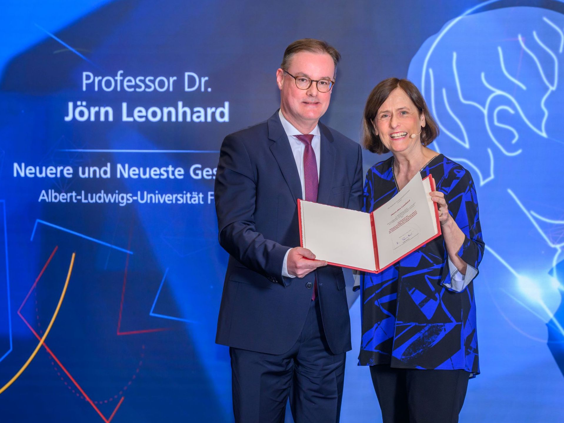 Forschungsförderung im Gottfried Wilhelm Leibniz-Programm: Leibniz-Preise 2024 Preisverleihung an Prof. Dr. Jörn Leonhard