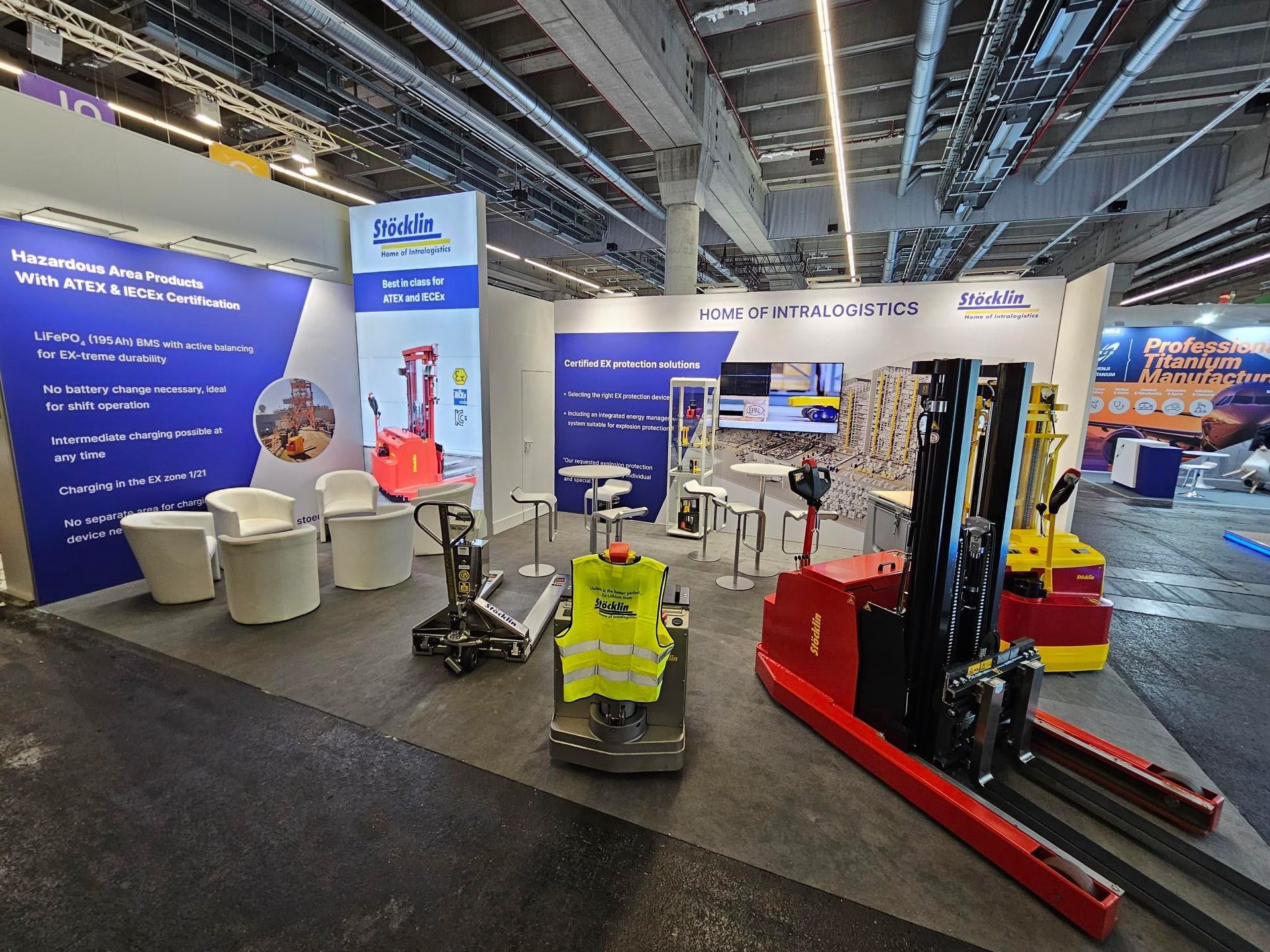 Stöcklin auf der Achema 2024: Sichere und intelligente Intralogistiklösungen in Frankfurt Stöcklin auf der Achema 2024: Sichere und intelligente Intralogistiklösungen in Frankfurt