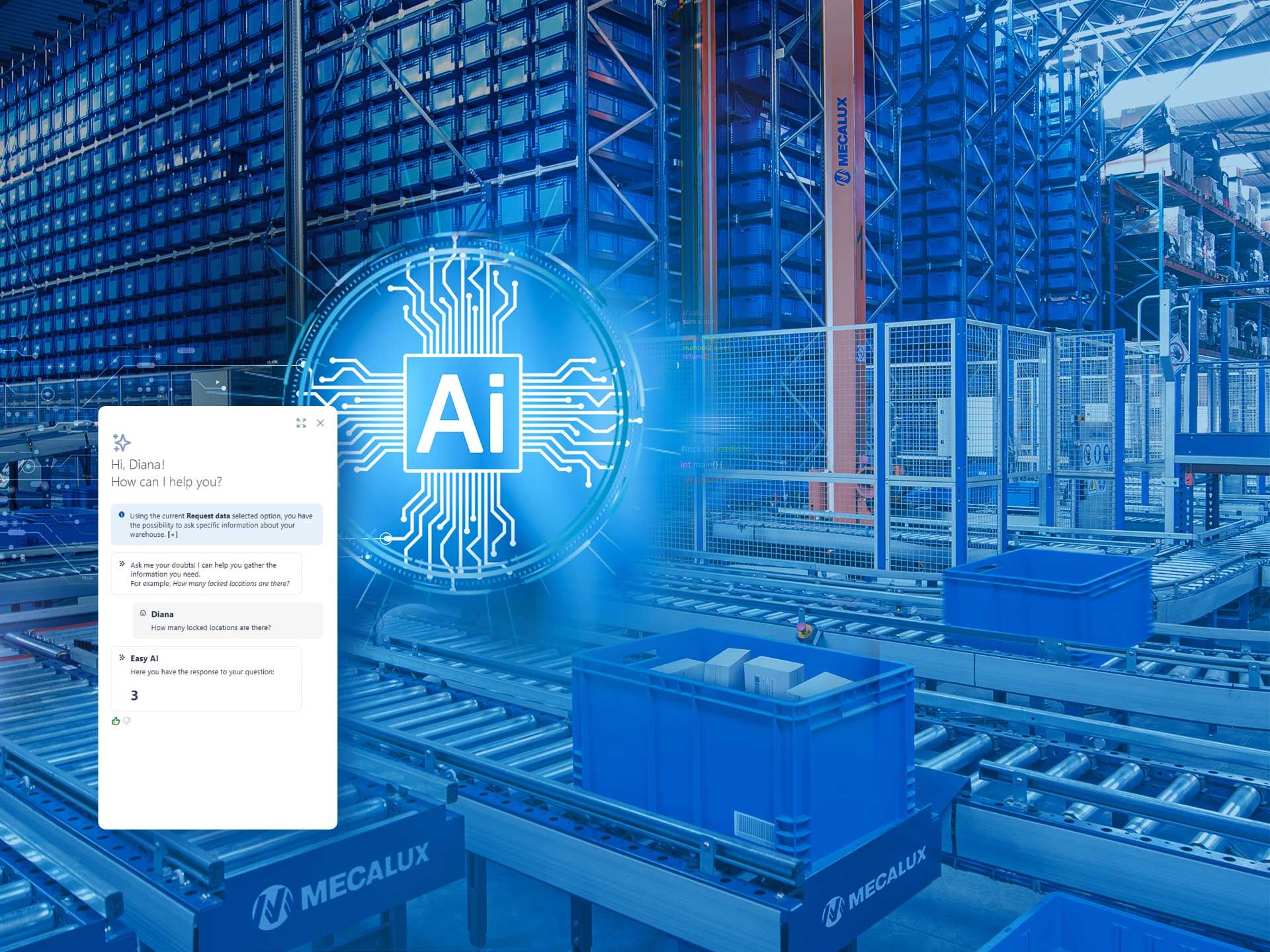 Künstliche Intelligenz in der Logistik: Mecalux integriert KI in Lagerverwaltungssystem Künstliche Intelligenz in der Logistik: Mecalux integriert KI in Lagerverwaltungssystem