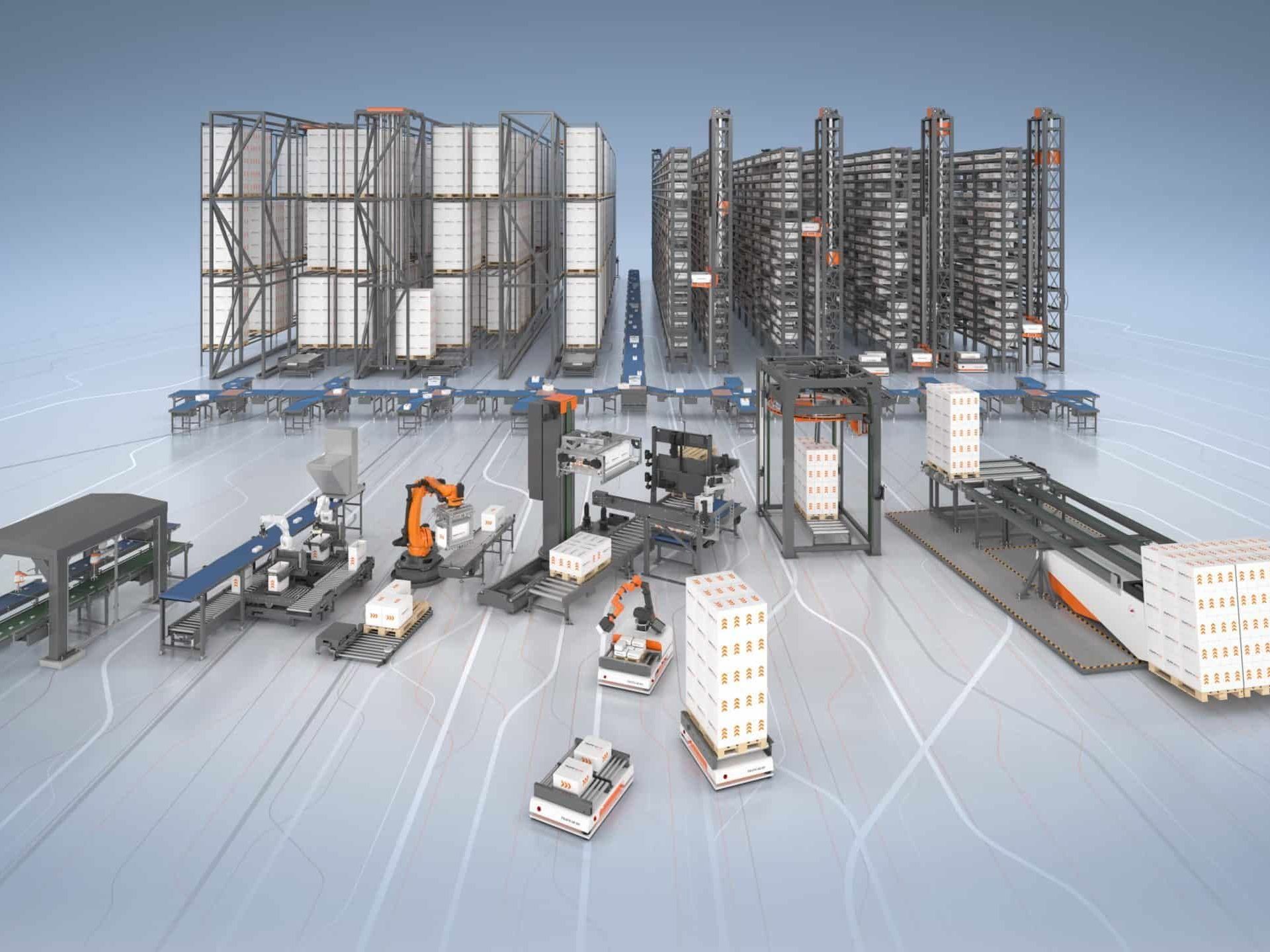End-to-End-Automatisierung: Durchgängige Materialflüsse End-to-End-Automatisierung: Durchgängige Materialflüsse
