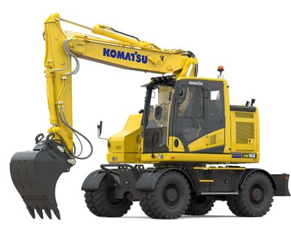 Komatsu Europe stellt neue Mobilbagger vor