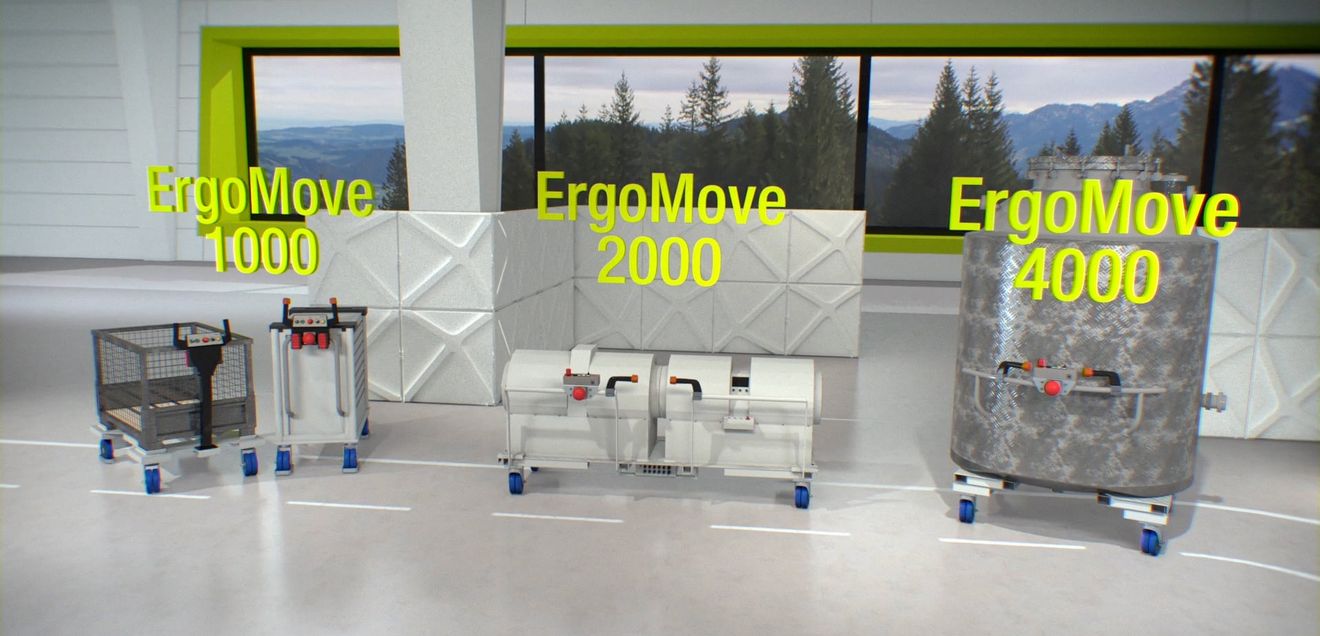 Motek 2023: Efficient solutions for in-house transportation ErgoMove product range