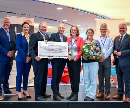 Marcel Zevenbergen (Imec), Simone Ehlen (RWW), Holger Gerstel (GERSTEL), Youri Amerlinck (Aquafin), Marleen Spiliers (De Watergroep), Nele Desmet (Vito), Piet Seuntjens (Vito), Marc Buchholz (Stadt Mülheim)