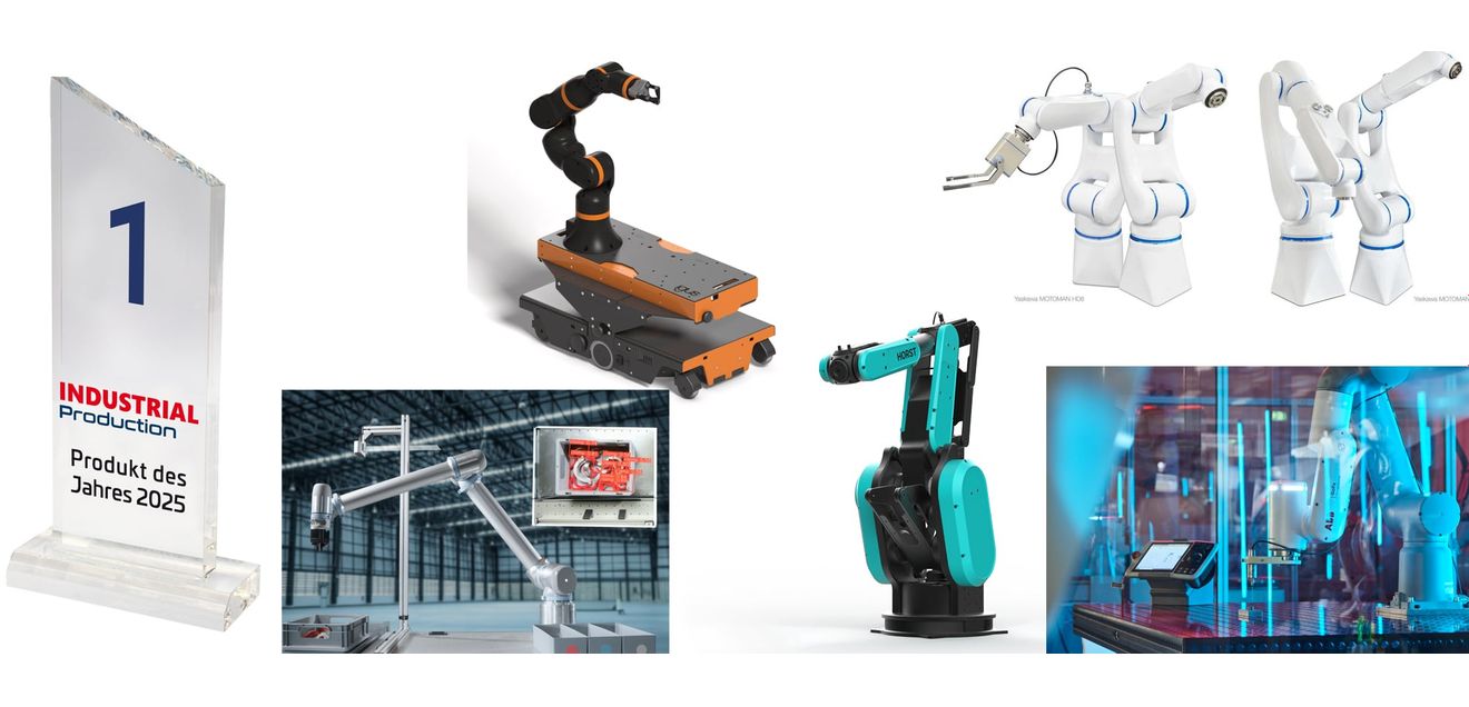 Produkte des Jahres 2025: Die Nominierten in der Kategorie Robotik Produkte des Jahres 2025: Die Nominierten in der Kategorie Robotik