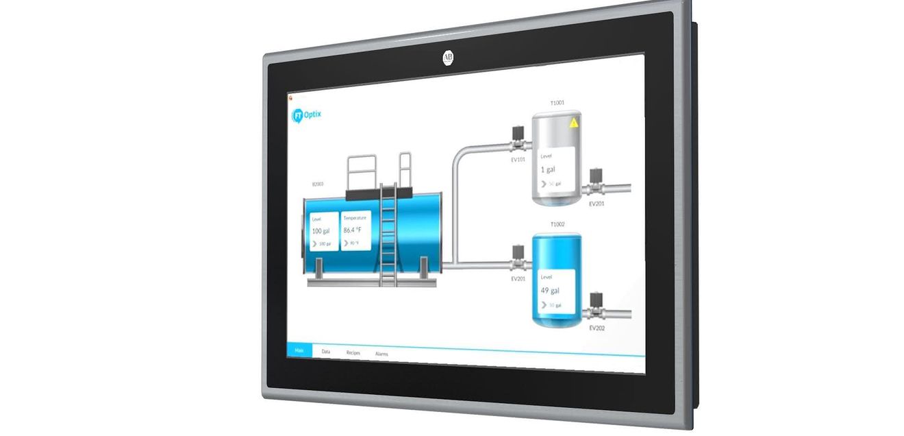 Allen-Bradley Optix panel graphic terminal: Visualization and connectivity Allen-Bradley Optix panel graphic terminal: Visualization and connectivity