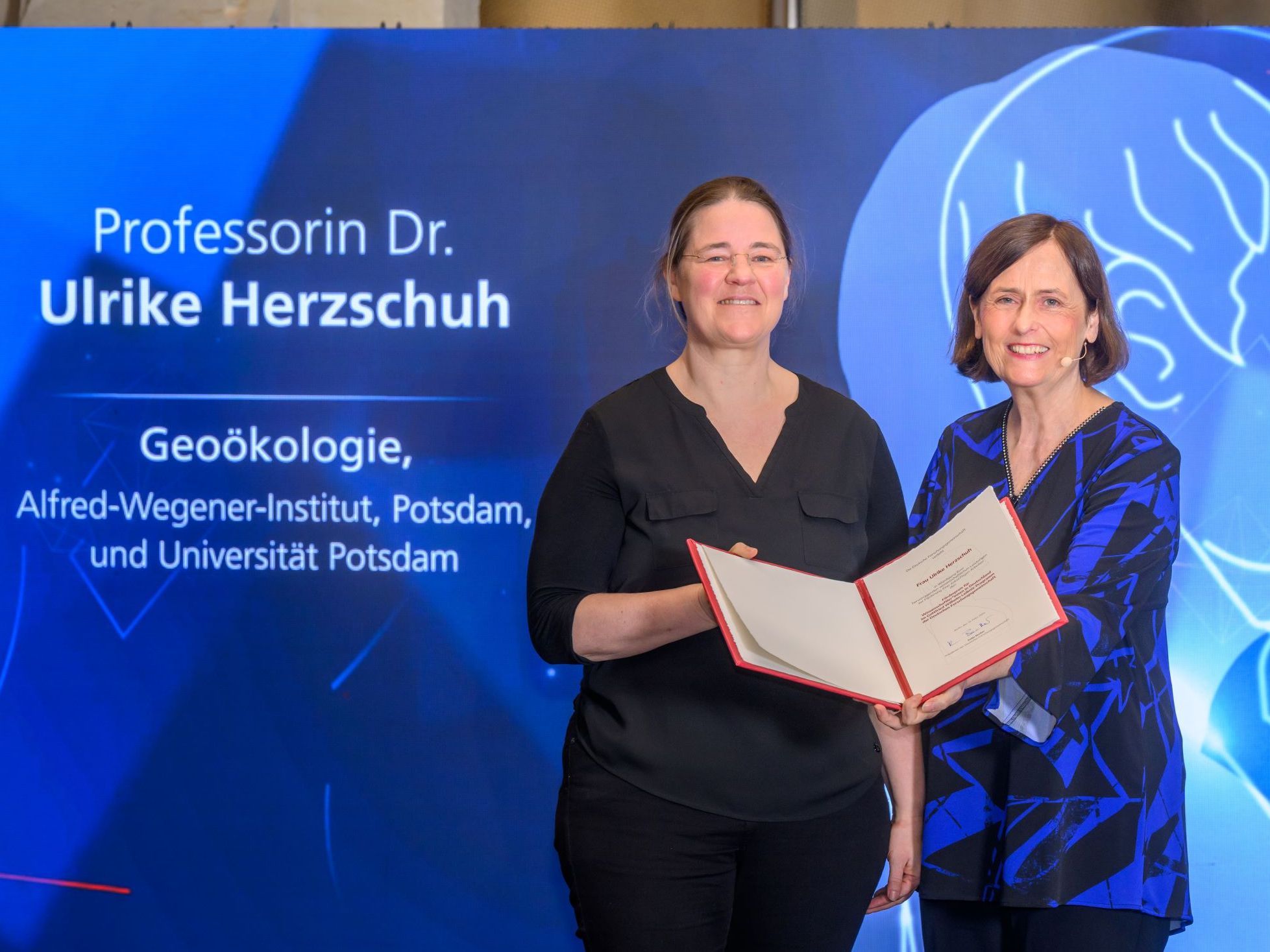 Forschungsförderung im Gottfried Wilhelm Leibniz-Programm: Leibniz-Preise 2024 Preisverleihung an Prof. Dr. Ulrike Herzschuh