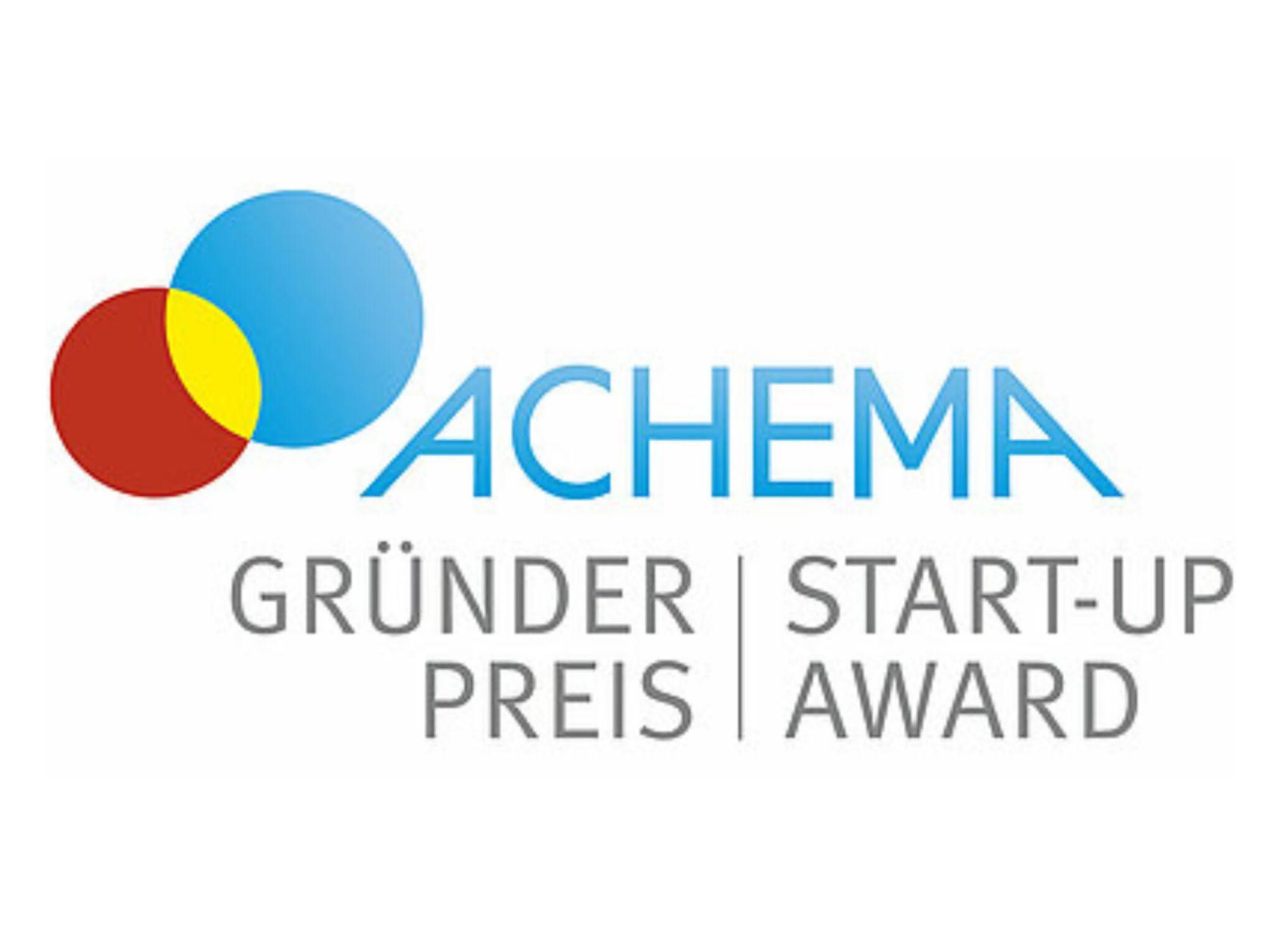 Logo Achema-Gründerpreis Logo Achema-Gründerpreis