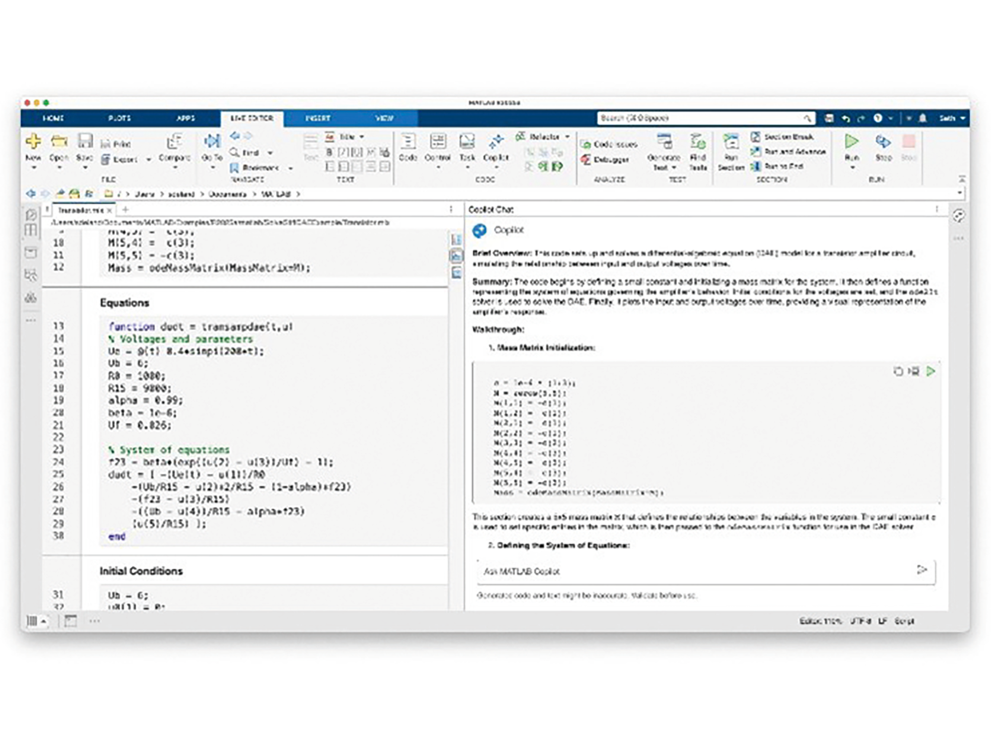 Platz 2: Mathworks – ‚Matlab Copilot‘
