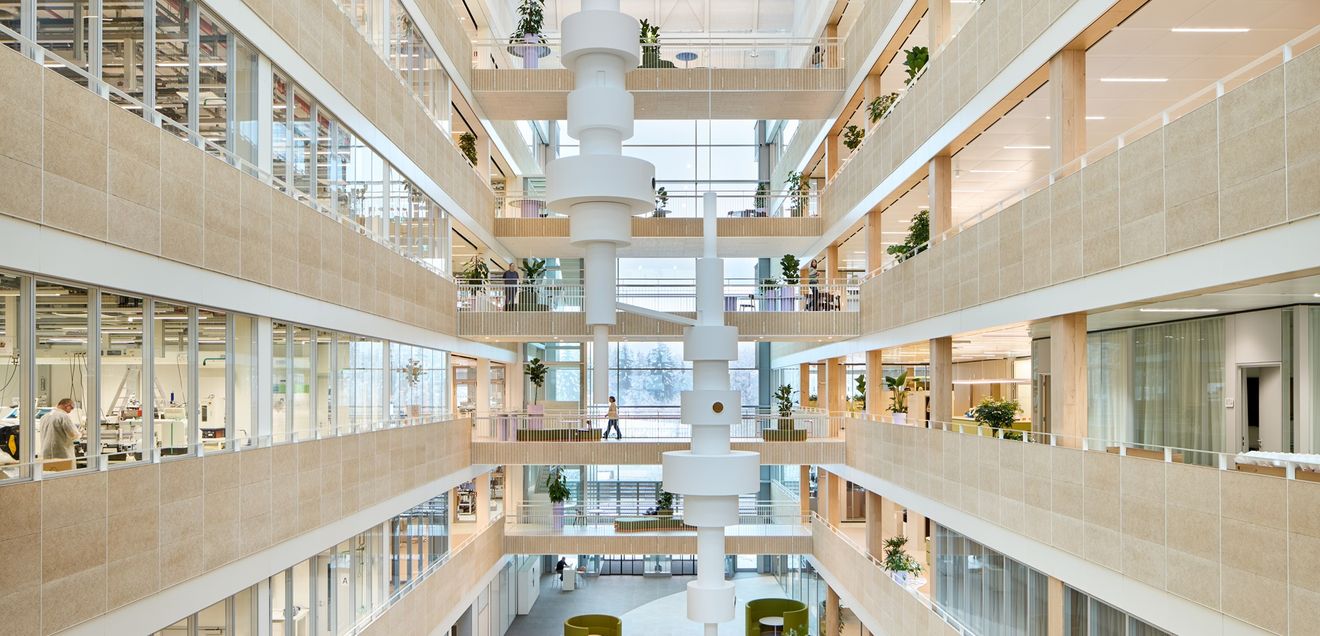 Atrium Roche-Diagnostik-Innovationszentrum in Penzberg