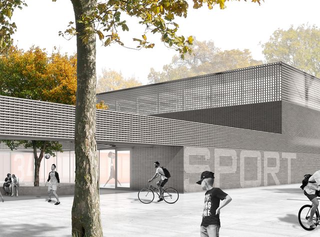 2-Feld-Sporthalle in Lotte-Wersen